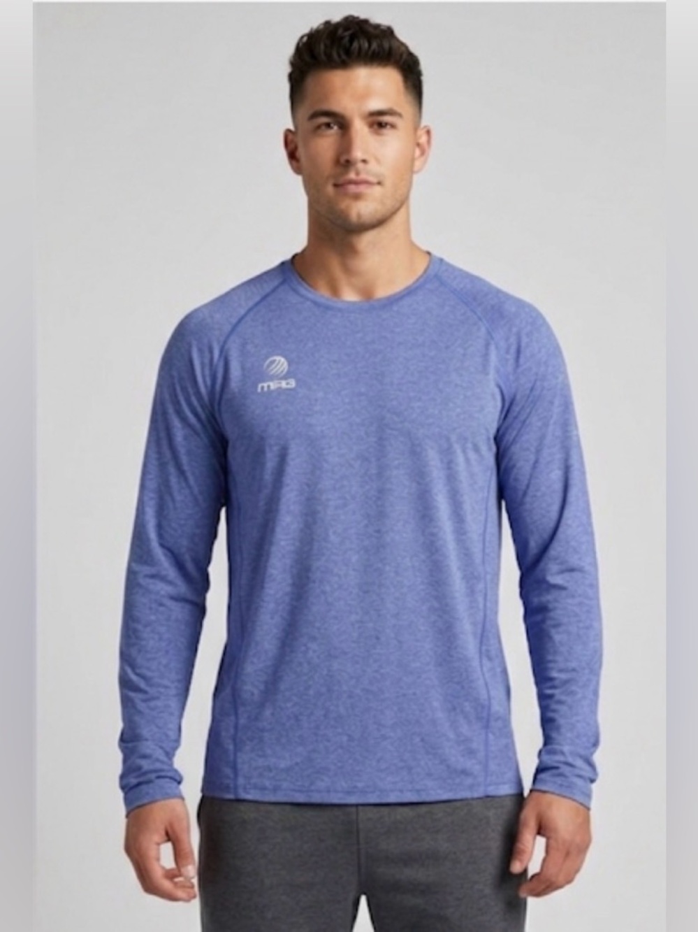 MPG Heathered Blue Performance Top
